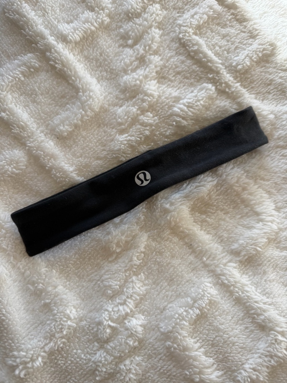 lululemon athletica Black Double-Sided Stretch Headband